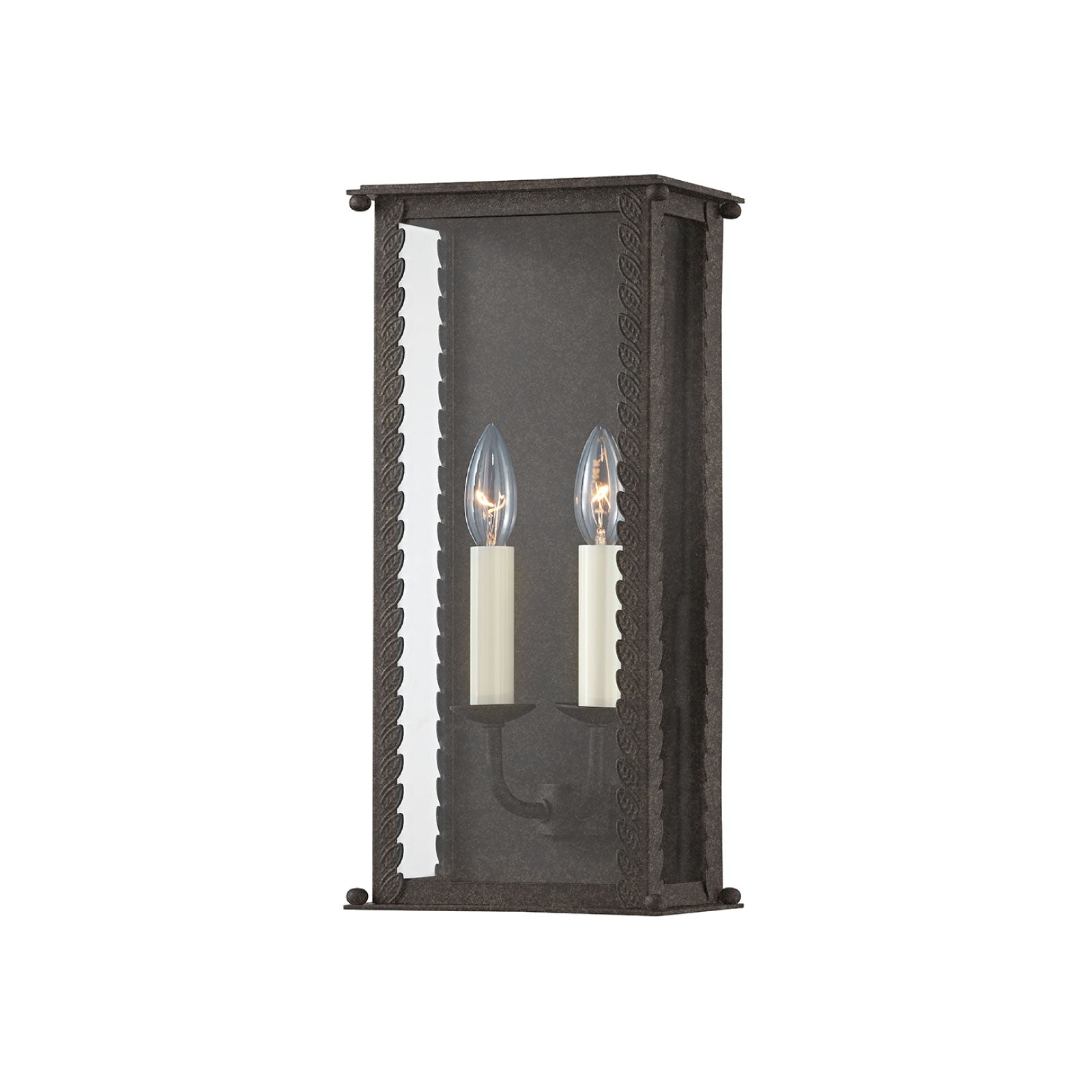 Belle Meade Medium Outdoor Wall Lantern in French Iron Online