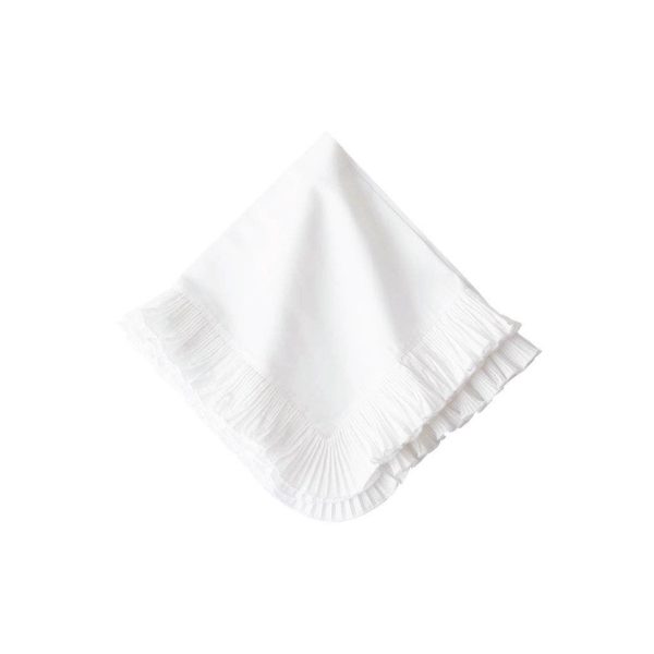 Juliska Mademoiselle Napkin in White For Discount