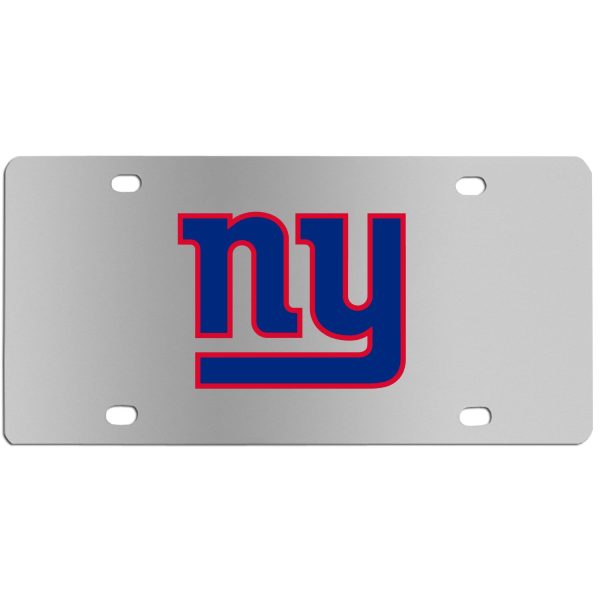New York Giants   Steel License Plate Wall Plaque on Sale