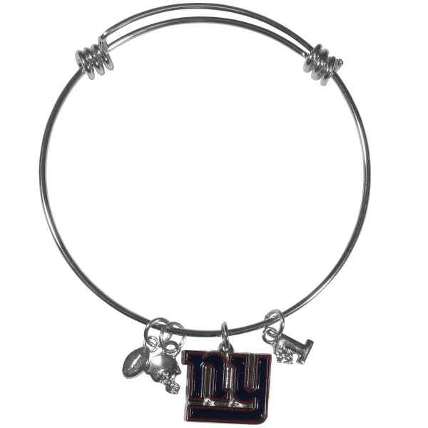 New York Giants Charm Bangle Bracelet Fashion